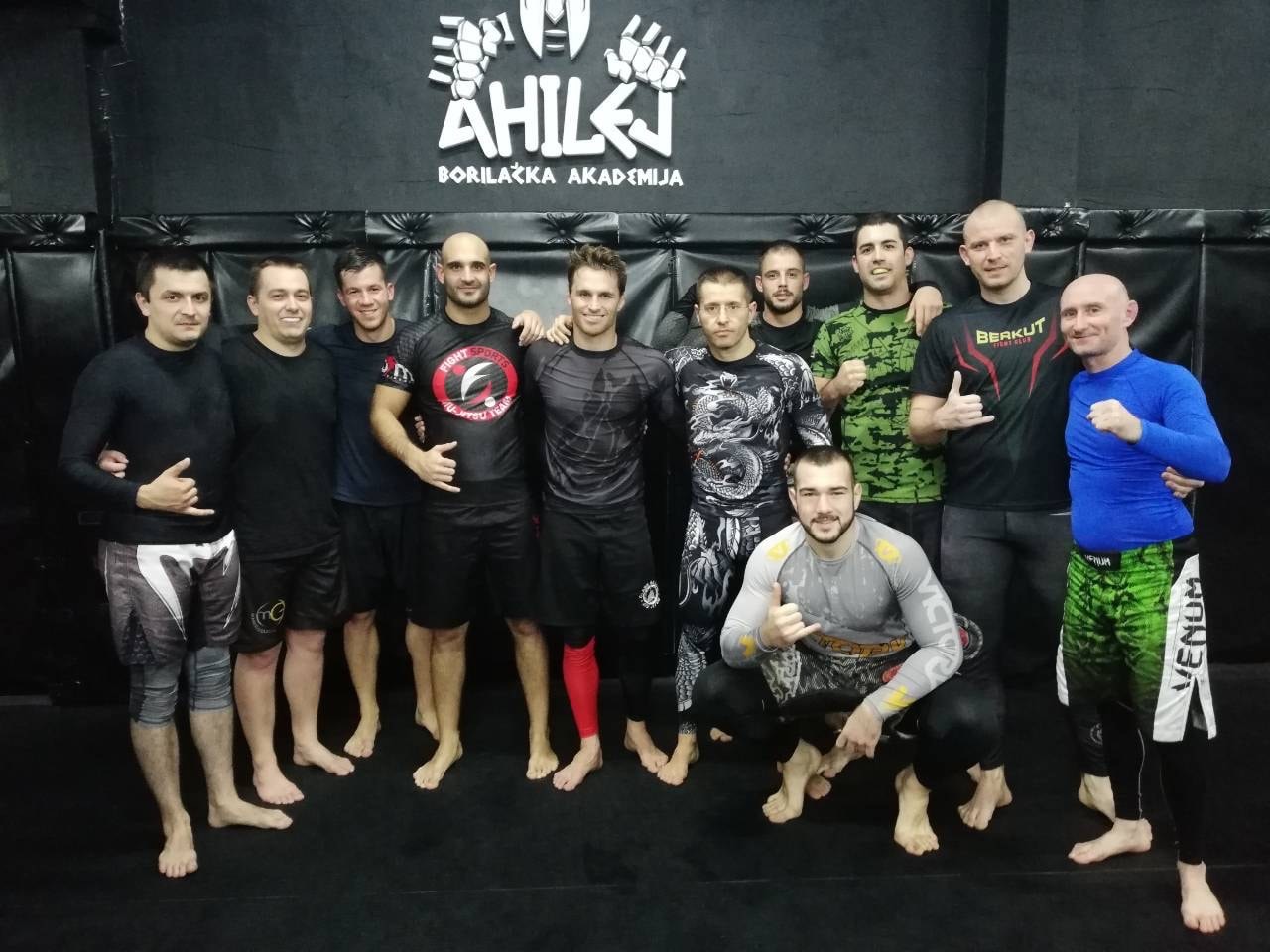 Clark Gracie seminar sa Free Fighters Gym i Constrictor Fight Team ekipom