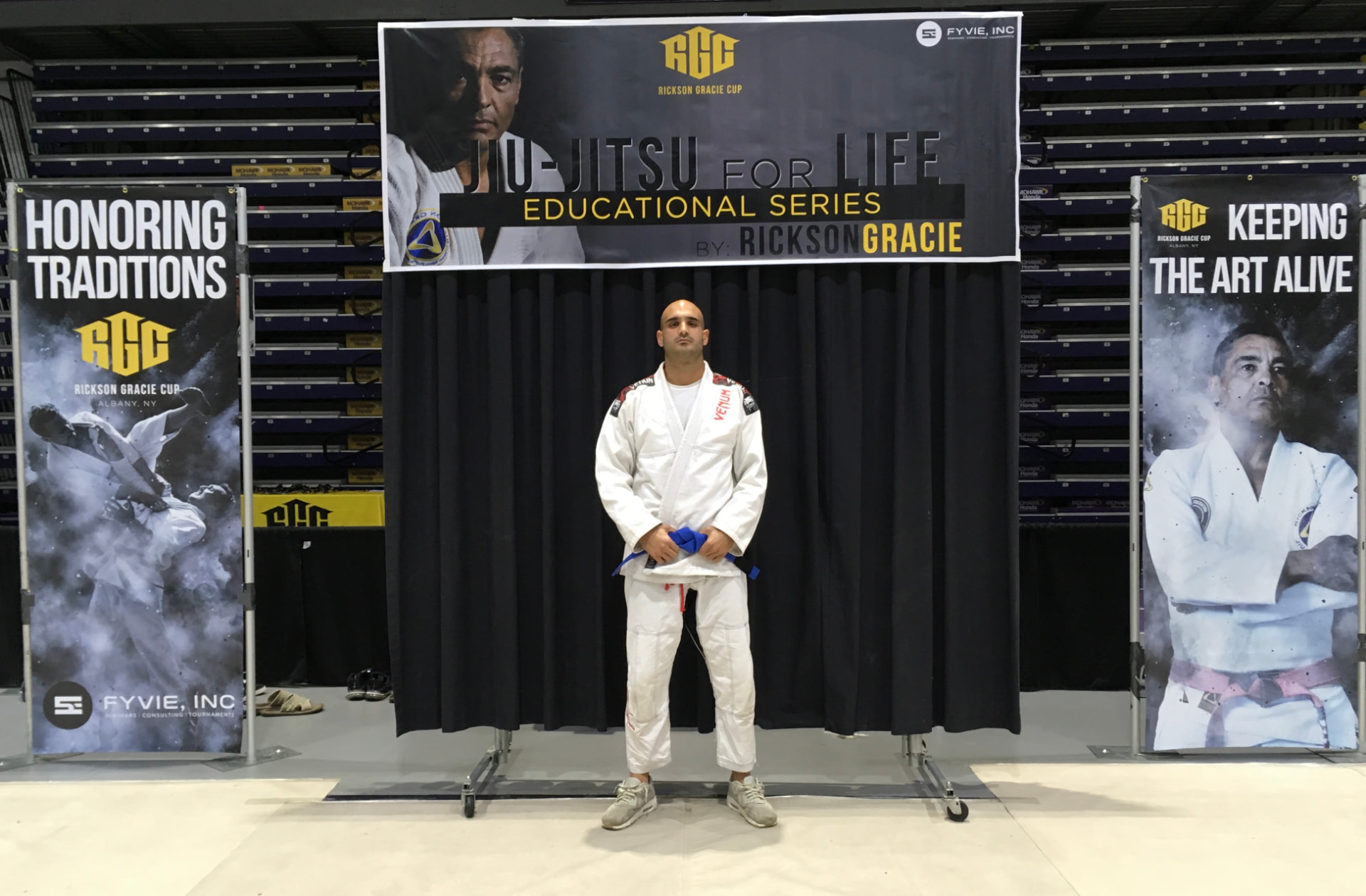 Rickson Gracie seminar New York 2017.